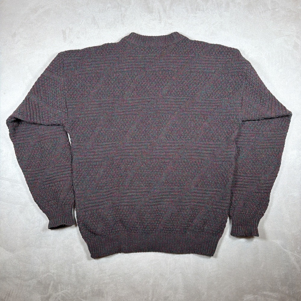 Vintage Pendleton Sweater XL USA Pure Virgin Wool Crewneck Multicolor Cozy - Picture 5 of 8